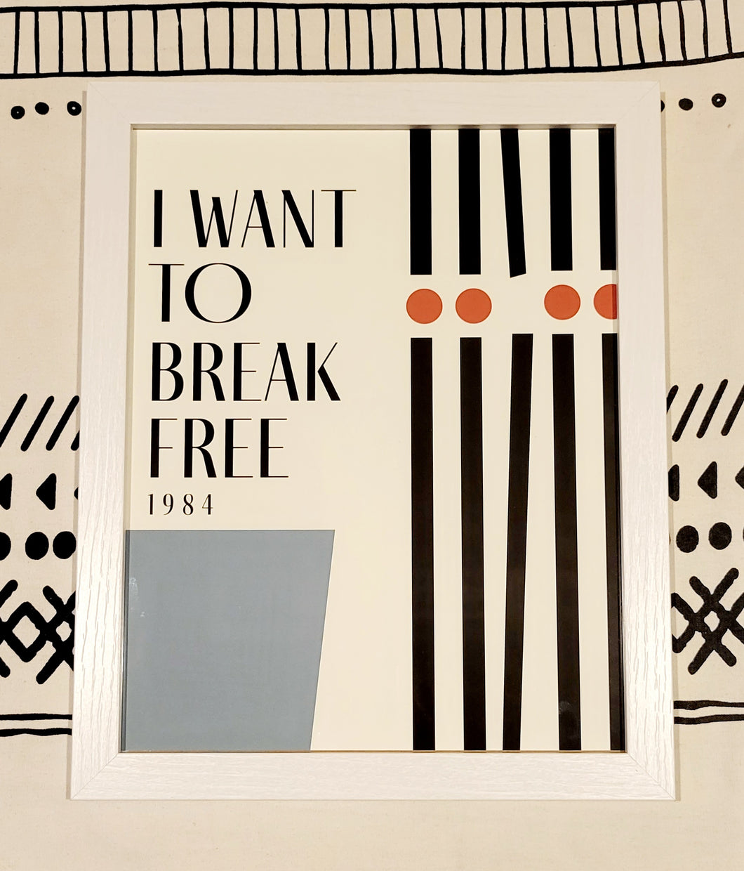 break free framed print