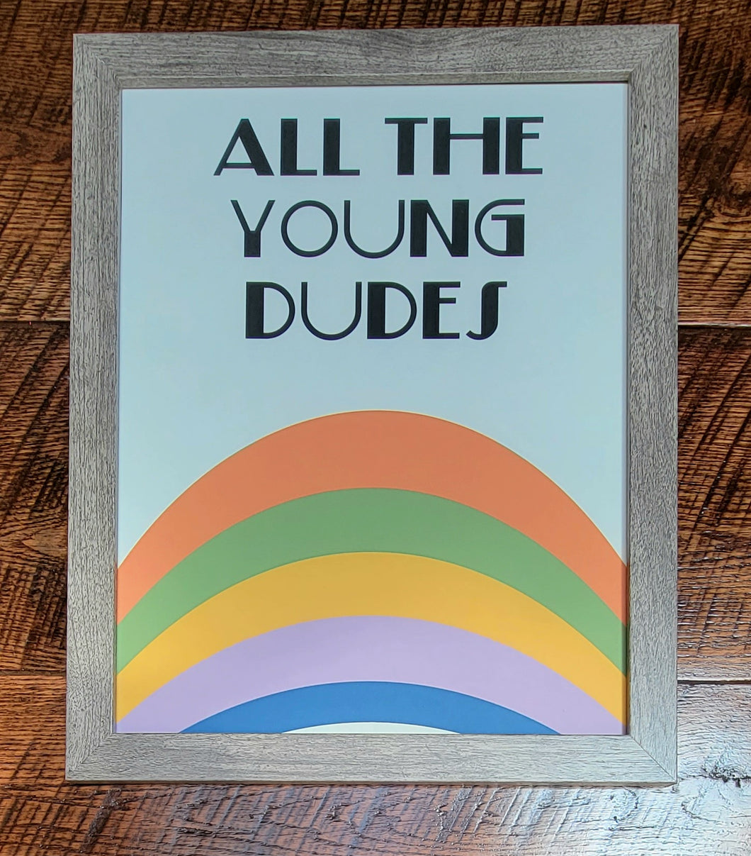 all the young dudes print